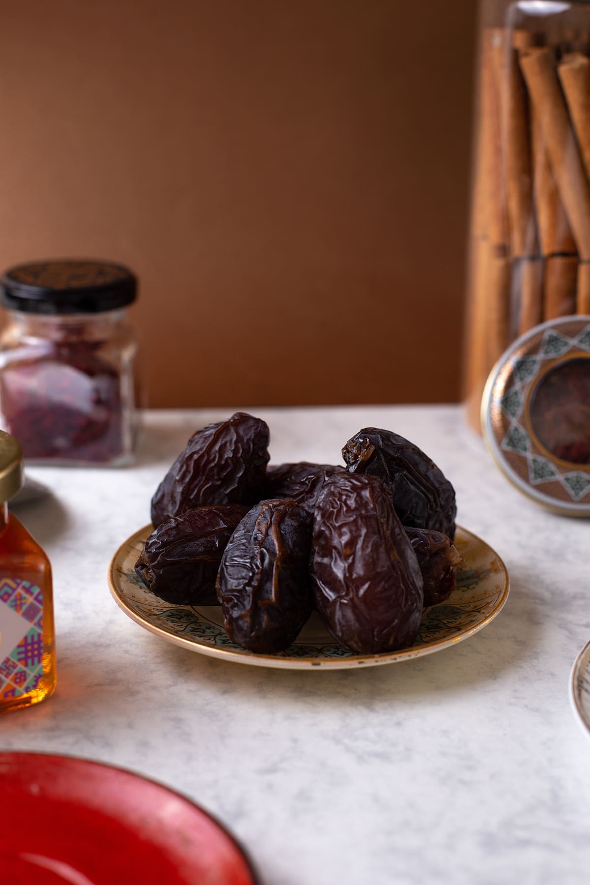 dates in a plate